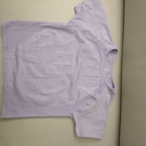 NVGTN Lavender Crop Workout Top size S